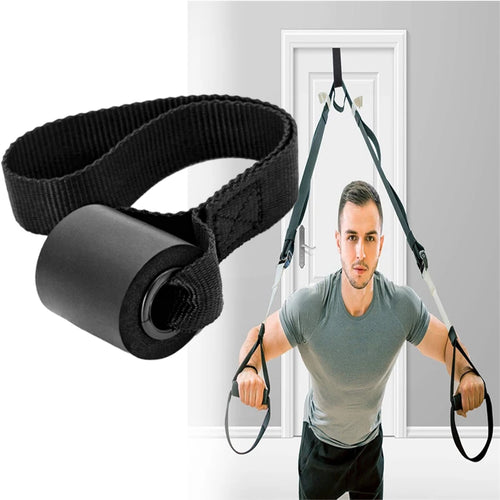 Elevate Your Workout with 1/2Pcs Elastic Resistance Door Anchor Holder Bands – Ultimate Fitness Equipment for Effective Strength Training