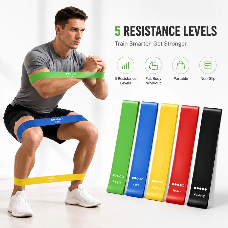 Ultimate Resistance Bands Set for Home Fitness - Versatile Elastic Bands for Strength, Agility, and Total Body Workouts