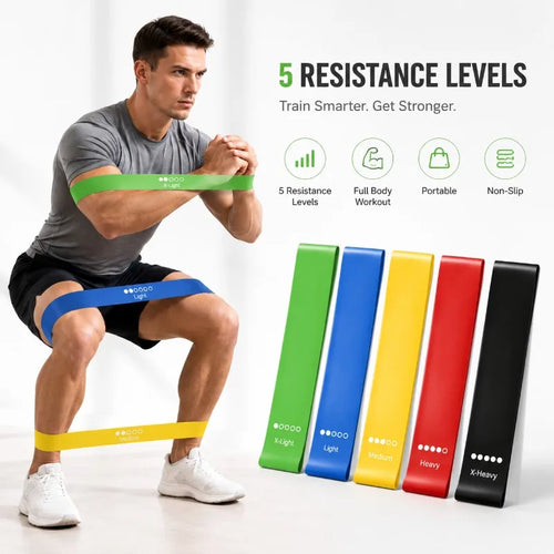 Ultimate Resistance Bands Set for Home Fitness - Versatile Elastic Bands for Strength, Agility, and Total Body Workouts